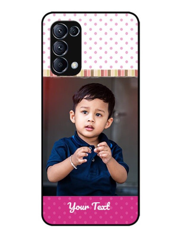 Custom Reno 5 Pro 5G Photo Printing on Glass Case  - Cute Girls Cover Design