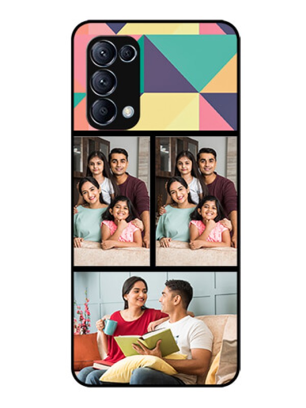 Custom Reno 5 Pro 5G Custom Glass Phone Case  - Bulk Pic Upload Design