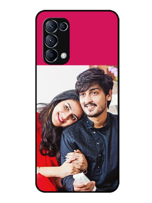 Custom Reno 5 Pro 5G Custom Glass Mobile Case  - Anniversary Cover Design