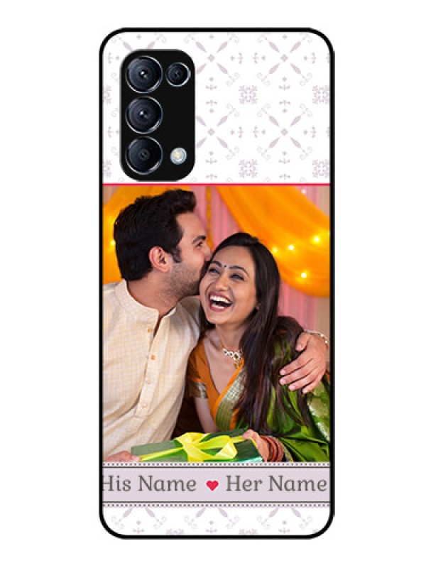 Custom Reno 5 Pro 5G Custom Glass Mobile Case  - with Photo and Ethnic Design