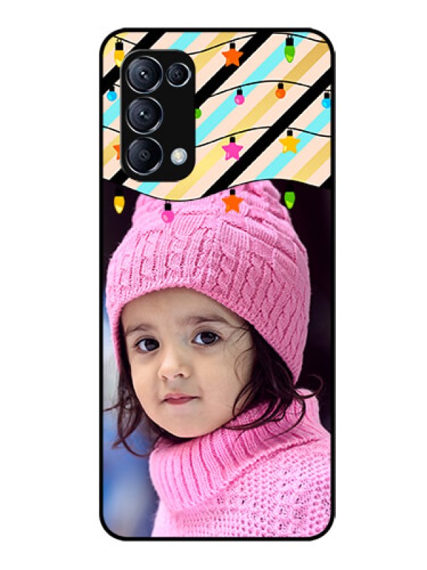 Custom Reno 5 Pro 5G Custom Glass Mobile Case  - Lights Hanging Design