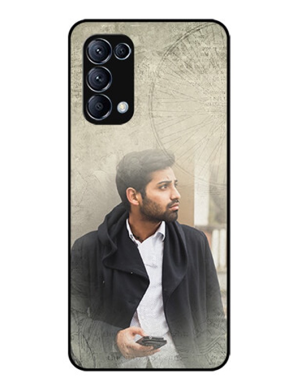 Custom Reno 5 Pro 5G Custom Glass Phone Case  - with vintage design
