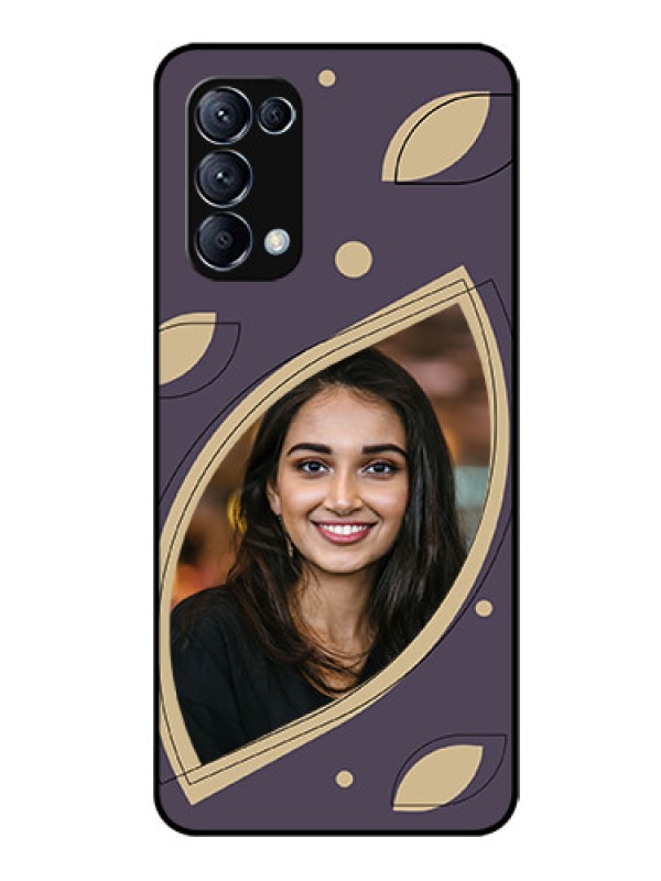 Custom Oppo Reno 5 Pro 5G Custom Glass Mobile Case - Falling Leaf Design
