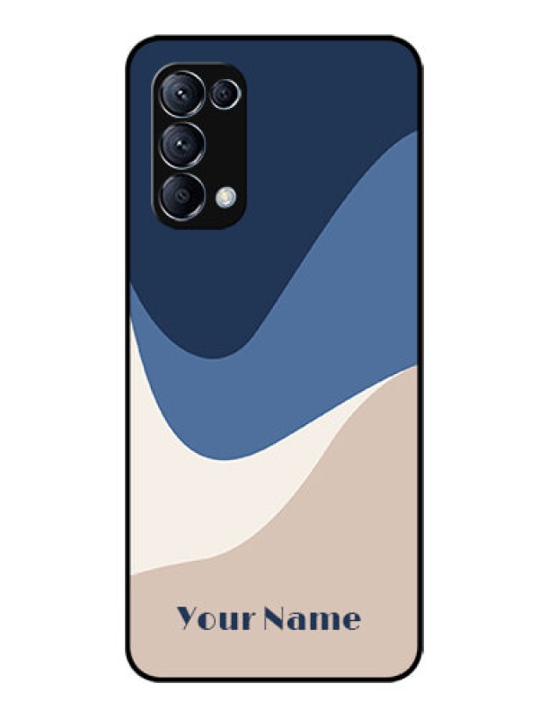 Custom Oppo Reno 5 Pro 5G Custom Glass Phone Case - Abstract Drip Art Design