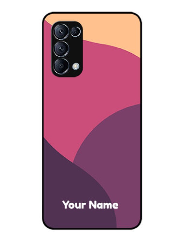 Custom Oppo Reno 5 Pro 5G Custom Glass Phone Case - Mixed Multi-colour abstract art Design
