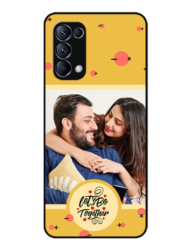 Custom Oppo Reno 5 Pro 5G Photo Printing on Glass Case - Lets be Together Design