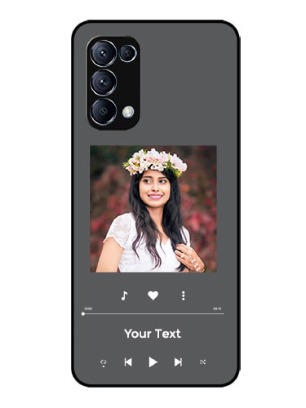 Custom Oppo Reno 5 Pro 5G Custom Glass Mobile Case - Play The Music Design