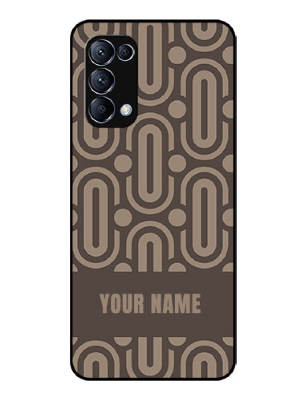 Custom Oppo Reno 5 Pro 5G Custom Glass Phone Case - Captivating Zero Pattern Design
