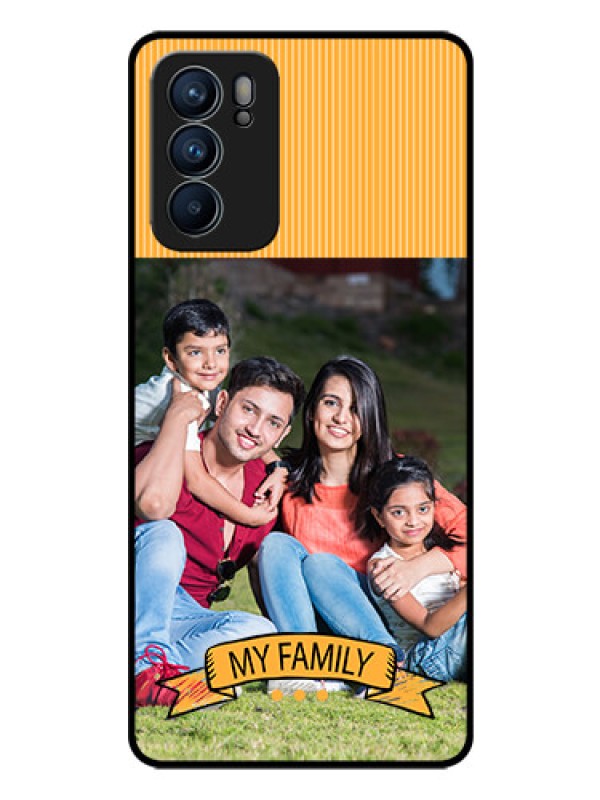 Custom Reno 6 5G Custom Glass Phone Case - My Family Design