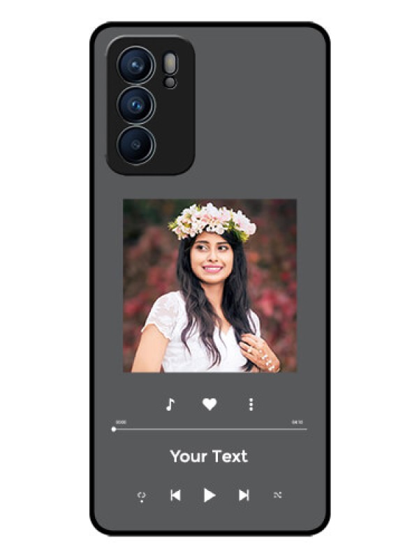 Custom Oppo Reno 6 5G Custom Glass Mobile Case - Play The Music Design