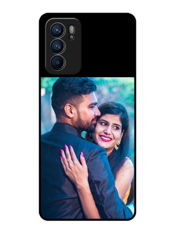 Custom Oppo Reno 6 5G Custom Glass Phone Case - Upload Full Picture With Custom Color Design