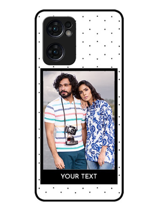Custom Reno 7 5G Photo Printing on Glass Case - Premium Design