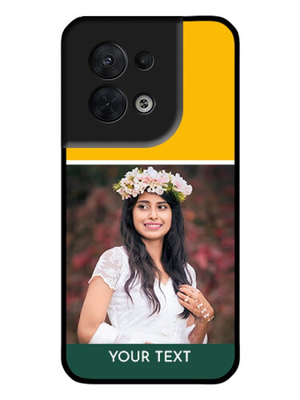 Custom Oppo Reno 8 5G Photo Printing on Glass Case - Love You Design