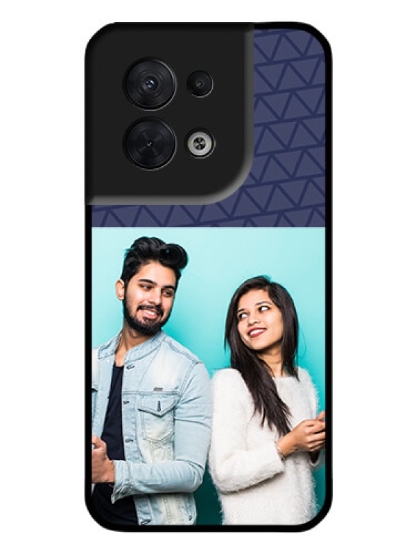 Custom Oppo Reno 8 5G Photo Printing on Glass Case - with Best Friends Design