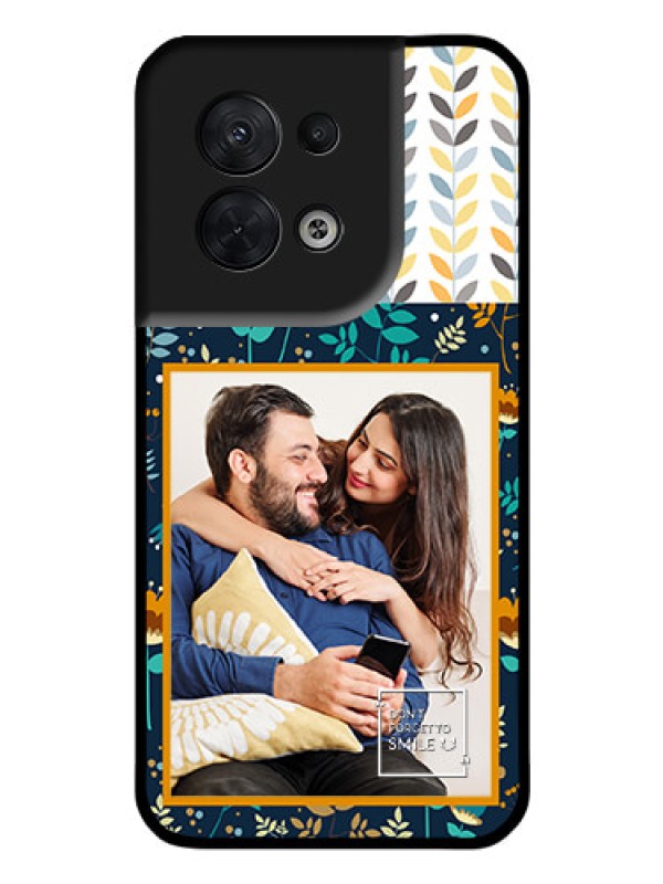 Custom Oppo Reno 8 5G Custom Glass Mobile Case - Pattern Design
