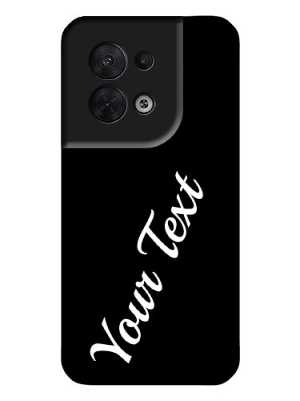 Custom Oppo Reno 8 5G Custom Glass Mobile Cover with Your Name