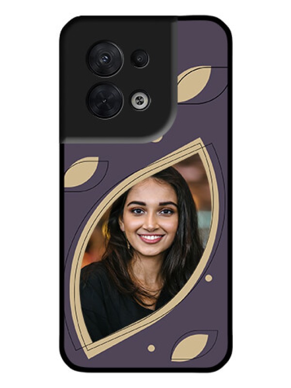 Custom Oppo Reno 8 5G Custom Glass Mobile Case - Falling Leaf Design