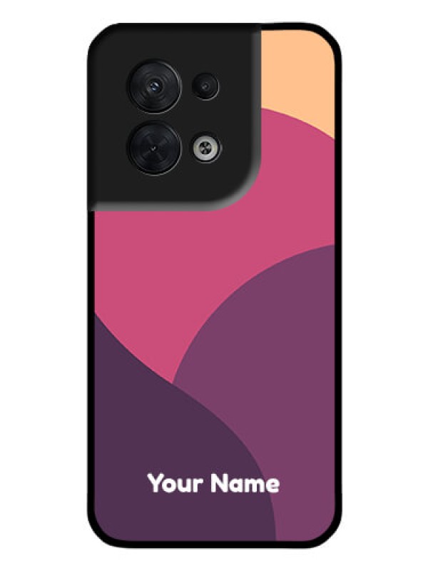 Custom Oppo Reno 8 5G Custom Glass Phone Case - Mixed Multi-colour abstract art Design