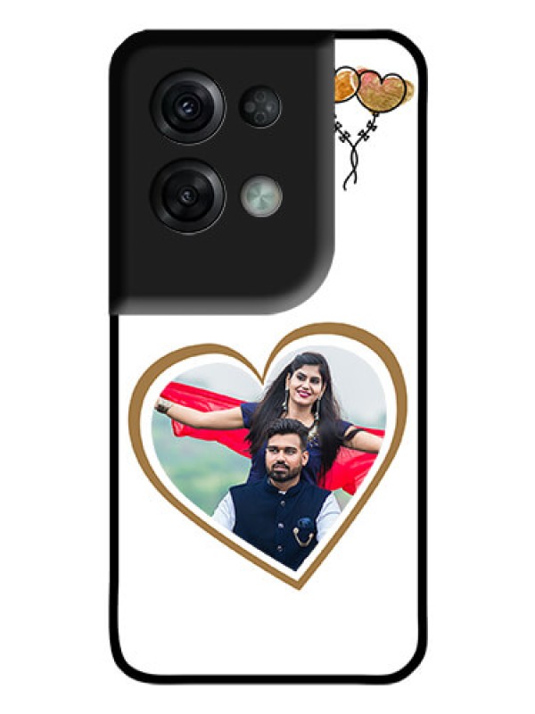 Custom Oppo Reno 8 Pro 5G Custom Glass Mobile Case - You & Me Design