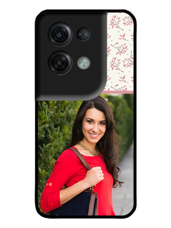 Custom Oppo Reno 8 Pro 5G Custom Glass Phone Case - Premium Floral Design