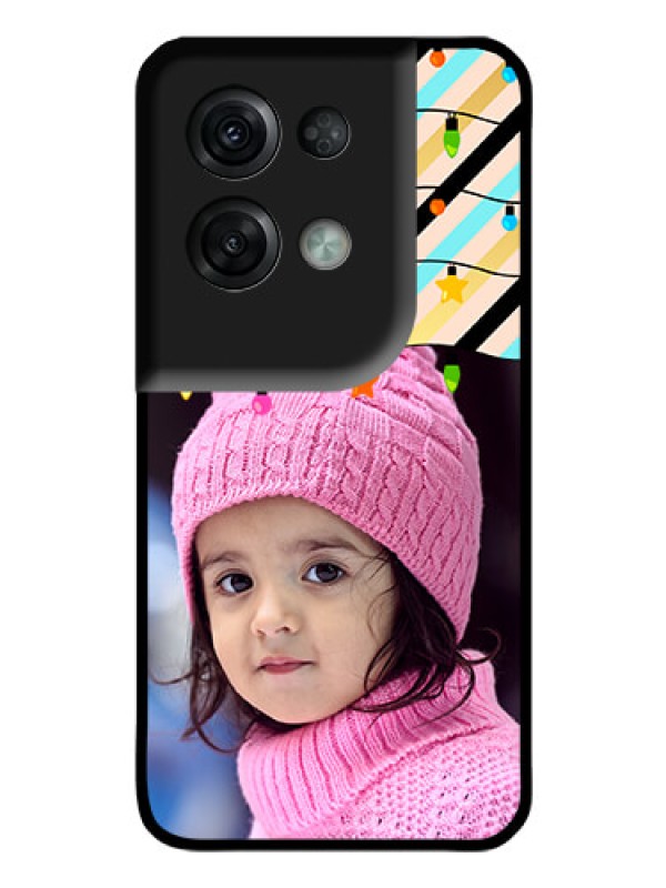 Custom Oppo Reno 8 Pro 5G Custom Glass Mobile Case - Lights Hanging Design