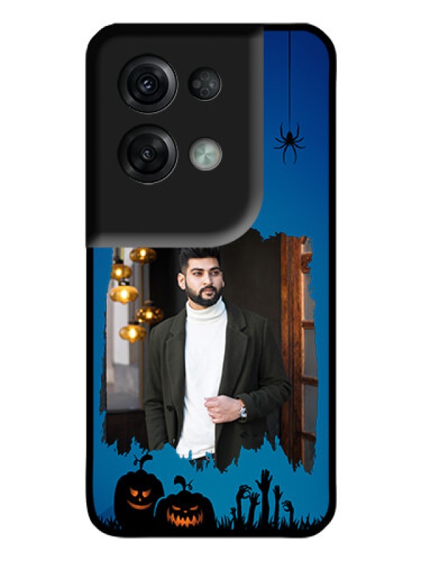 Custom Oppo Reno 8 Pro 5G Photo Printing on Glass Case - with pro Halloween design