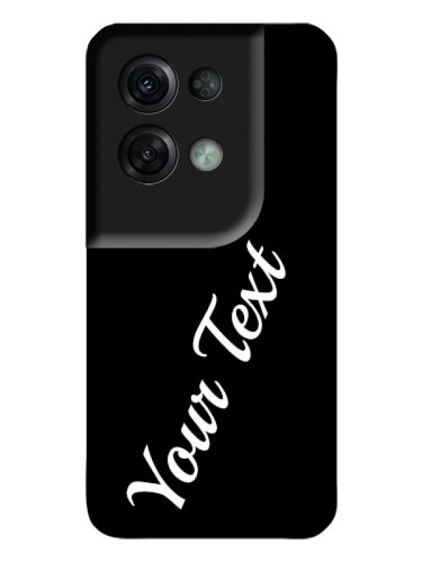 Custom Oppo Reno 8 Pro 5G Custom Glass Mobile Cover with Your Name