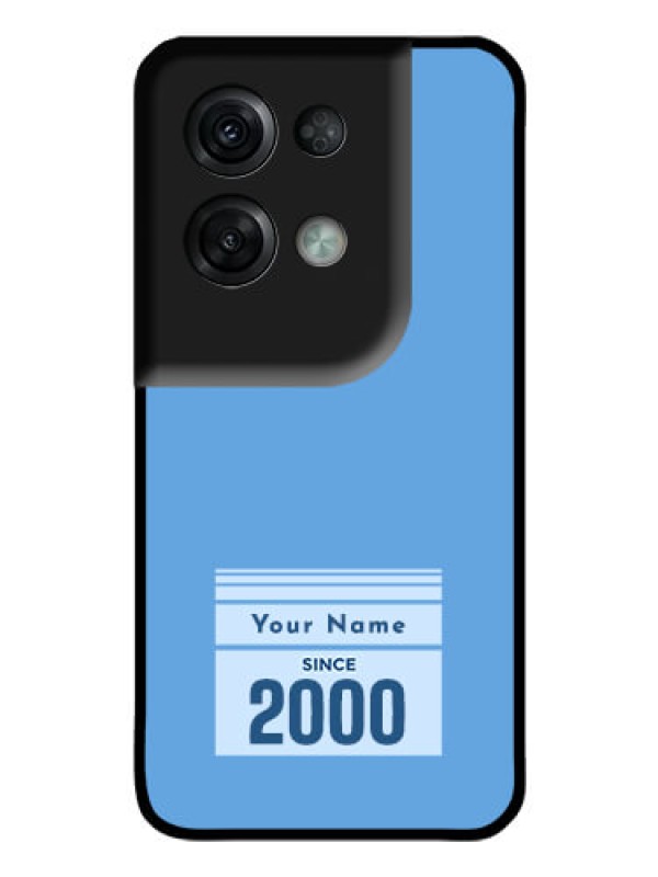 Custom Oppo Reno 8 Pro 5G Custom Glass Mobile Case - Custom Year of birth Design