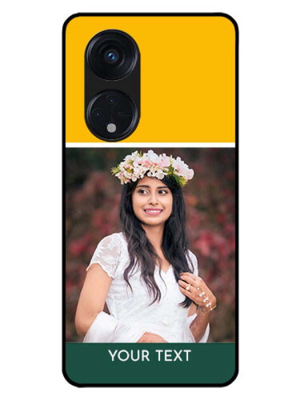 Custom Oppo Reno 8T 5G Photo Printing on Glass Case - Love You Design