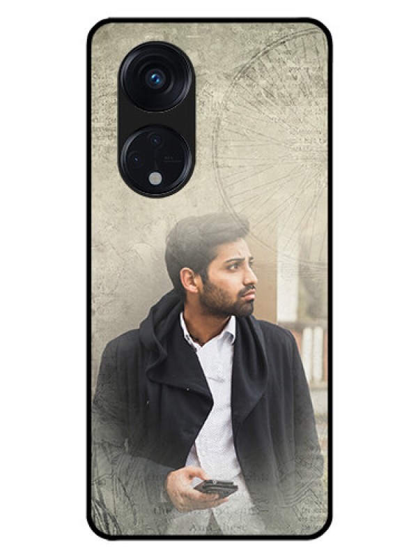 Custom Oppo Reno 8T 5G Custom Glass Phone Case - with vintage design