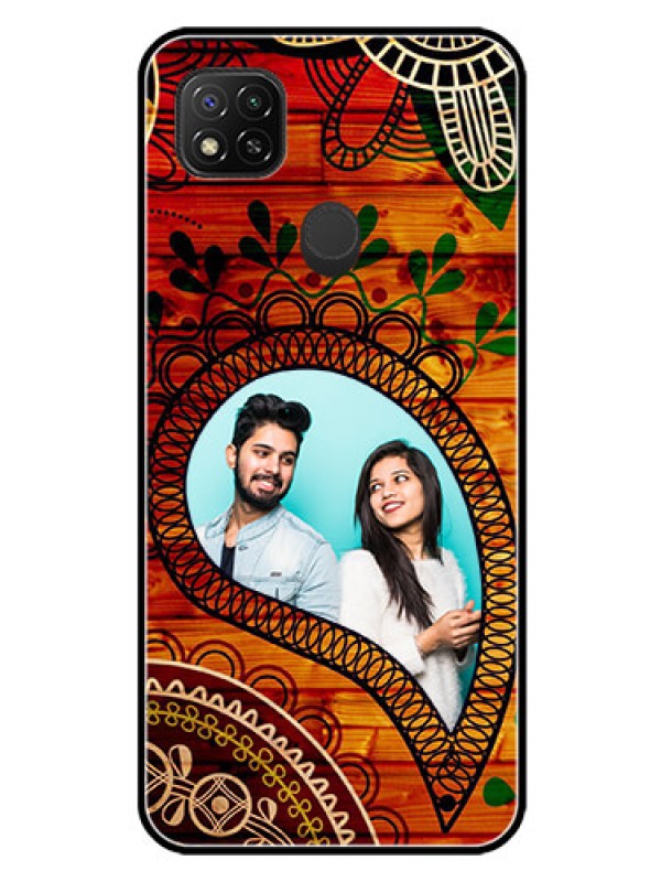 Custom Poco C31 Personalized Glass Phone Case - Abstract Colorful Design