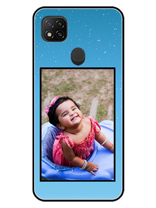 Custom Poco C31 Custom Glass Mobile Case - Wave Pattern Colorful Design