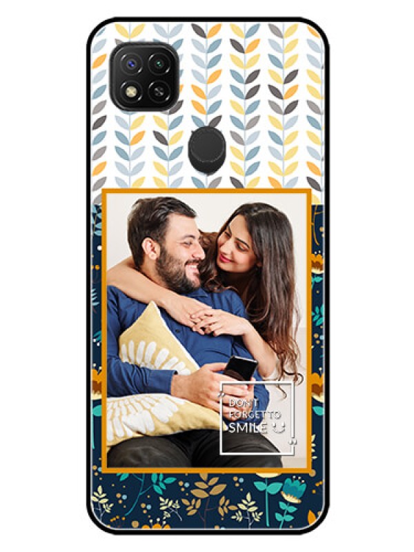 Custom Poco C31 Custom Glass Mobile Case - Pattern Design