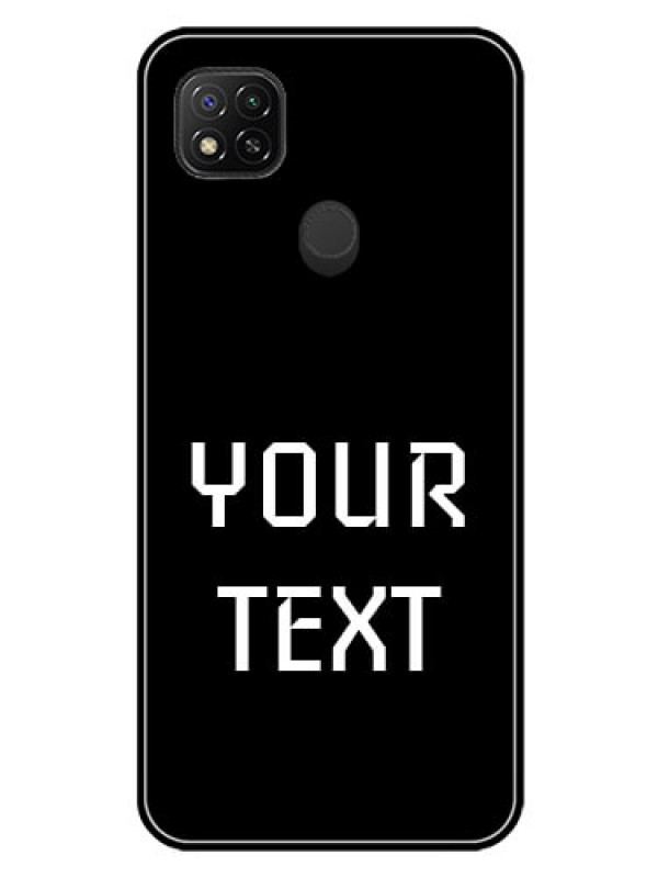 Custom Poco C31 Your Name on Glass Phone Case