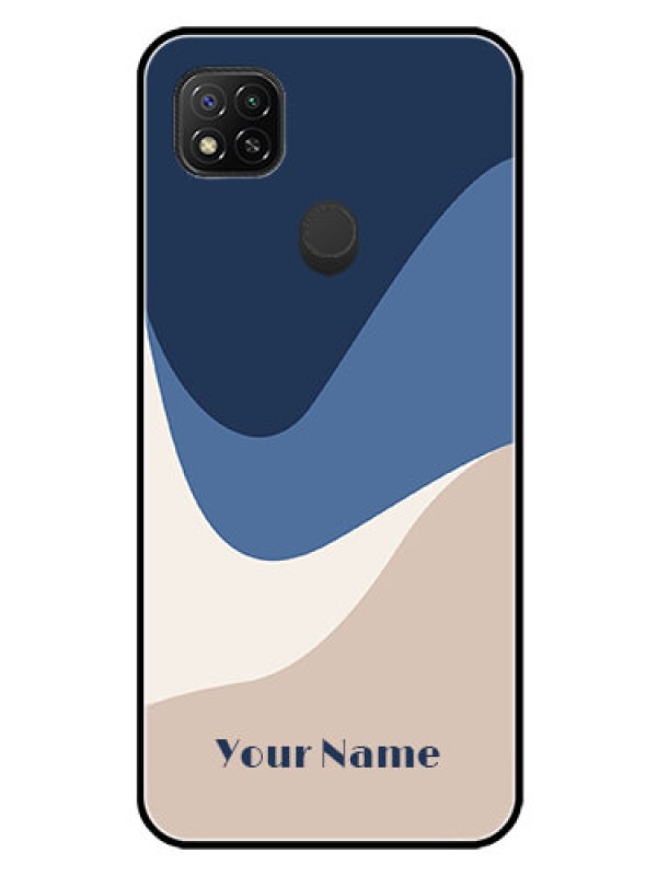 Custom Poco C31 Custom Glass Phone Case - Abstract Drip Art Design