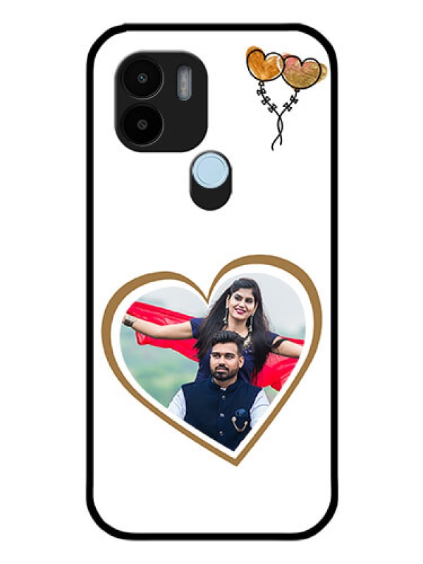 Custom Poco C50 Custom Glass Mobile Case - You & Me Design