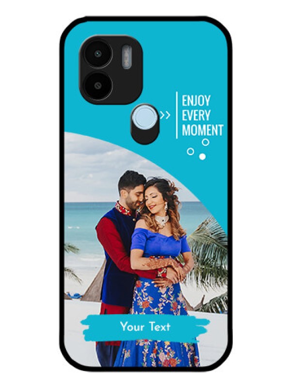 Custom Poco C50 Custom Glass Mobile Case - Happy Moment Design