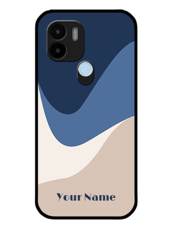 Custom Poco C50 Custom Glass Phone Case - Abstract Drip Art Design
