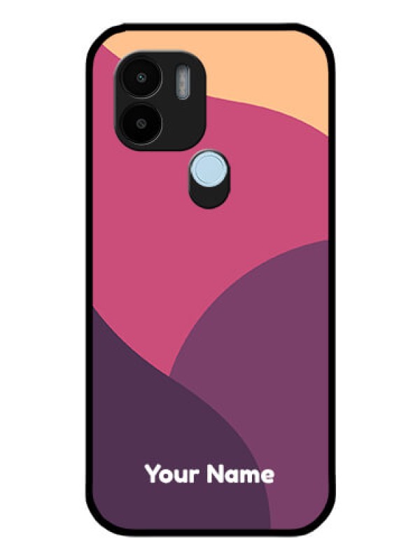 Custom Poco C50 Custom Glass Phone Case - Mixed Multi-colour abstract art Design