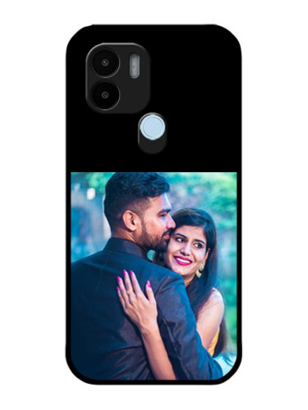 Custom Poco C50 Custom Glass Phone Case - Upload Full Picture With Custom Color Design