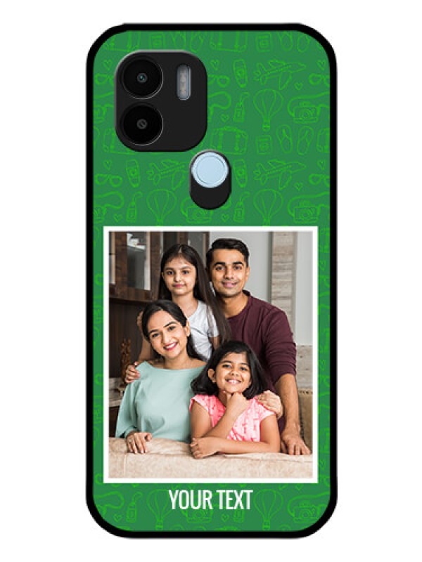 Custom Poco C51 Personalized Glass Phone Case - Picture Upload Design