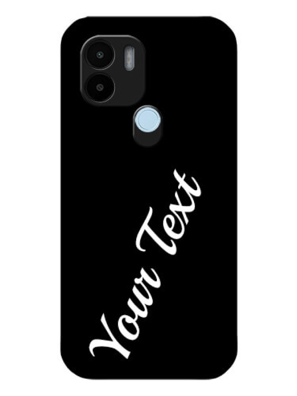 Custom Poco C51 Custom Glass Mobile Cover with Your Name