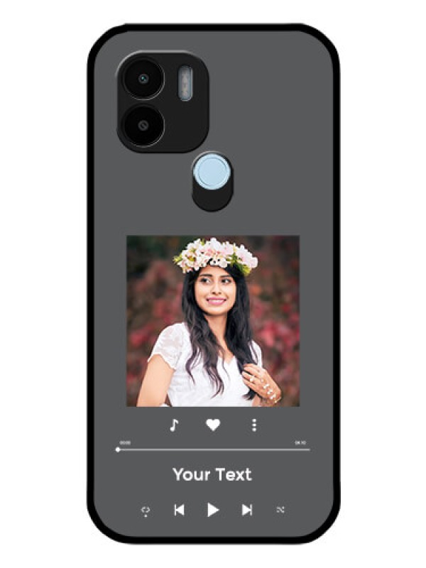 Custom Poco C51 Custom Glass Mobile Case - Play The Music Design