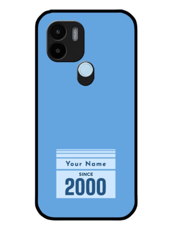 Custom Poco C51 Custom Glass Mobile Case - Custom Year of birth Design