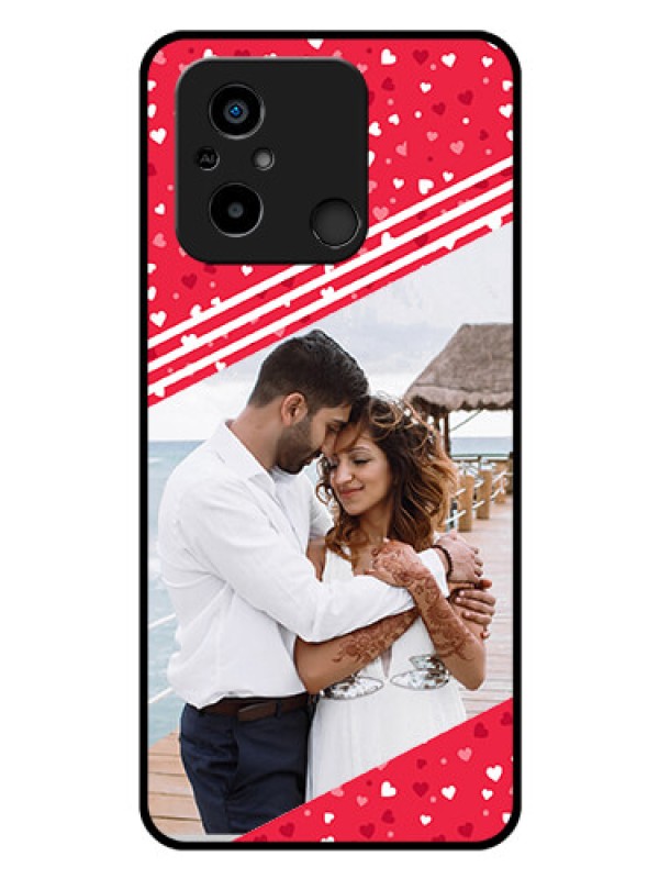 Custom Poco C55 Custom Glass Mobile Case - Valentines Gift Design