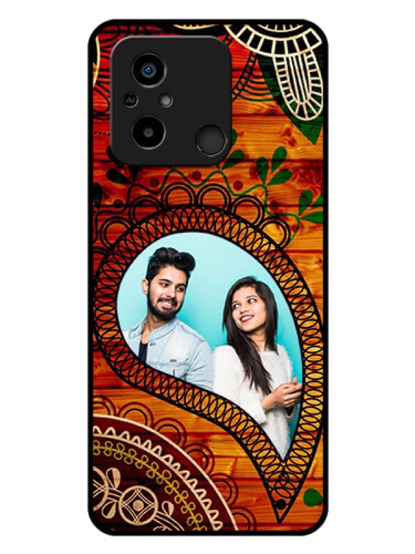 Custom Poco C55 Personalized Glass Phone Case - Abstract Colorful Design