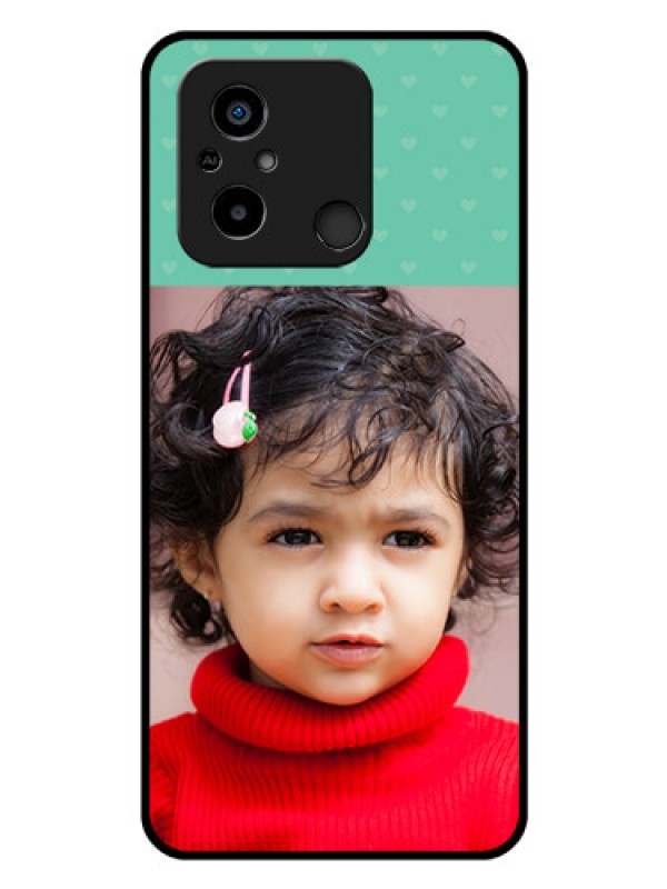 Custom Poco C55 Custom Glass Phone Case - Lovers Picture Design