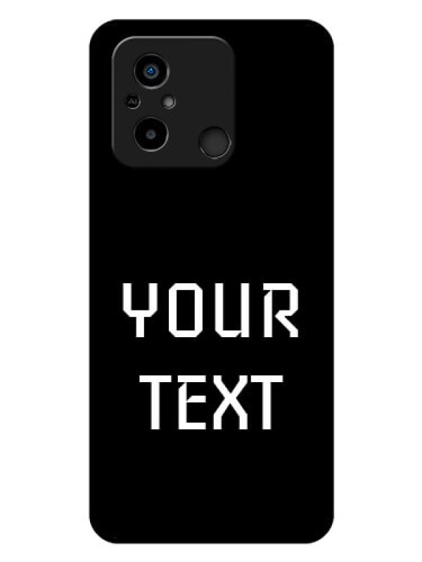 Custom Poco C55 Your Name on Glass Phone Case