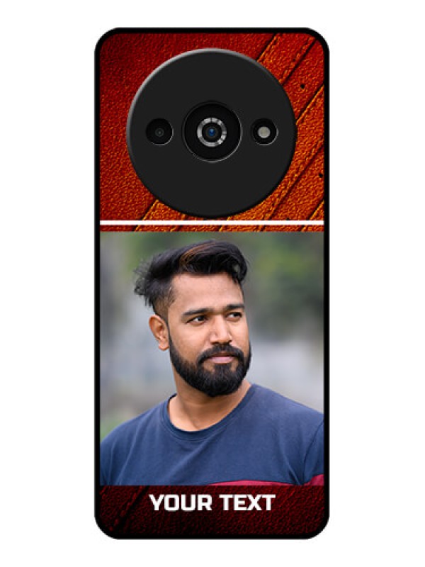 Custom Poco C61 Custom Glass Phone Case - Leather Phone Case Design