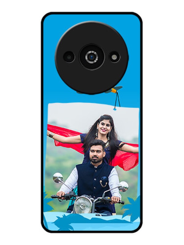 Custom Poco C61 Custom Glass Phone Case - Traveller Design
